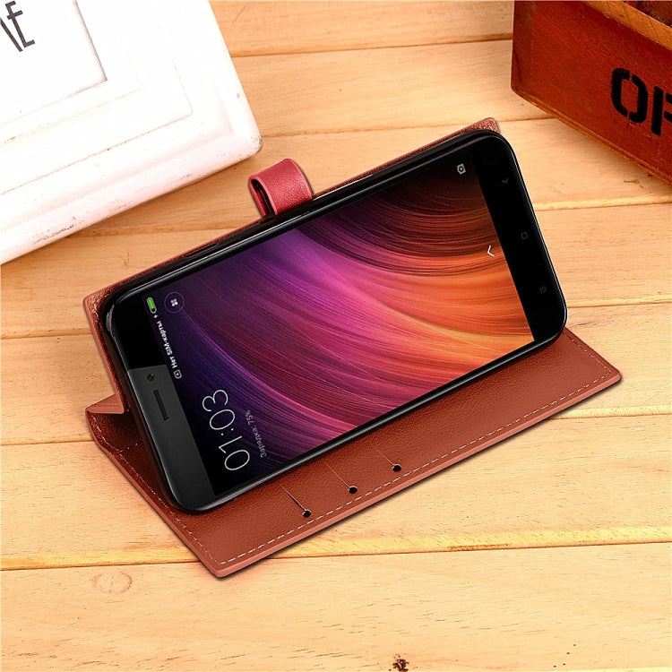 For Xiaomi Redmi 4X Buckle Business Horizontal Flip Leather Case with Holder & Card Slots & Wallet