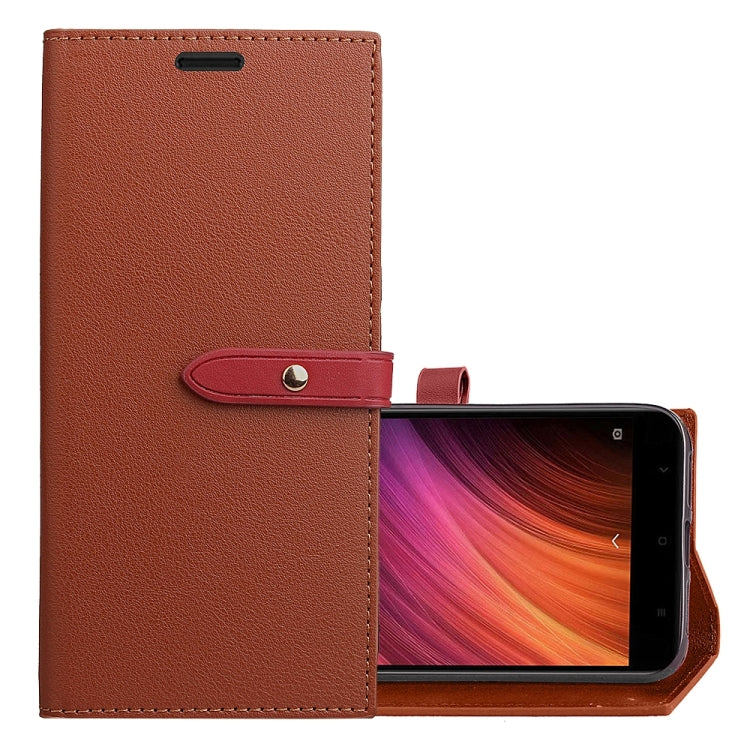 For Xiaomi Redmi 4X Buckle Business Horizontal Flip Leather Case with Holder & Card Slots & Wallet