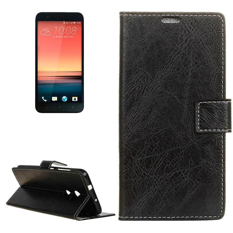 For HTC One X10 Retro Crazy Horse Texture Horizontal Flip Leather Case with Holder & Card Slots & Wallet