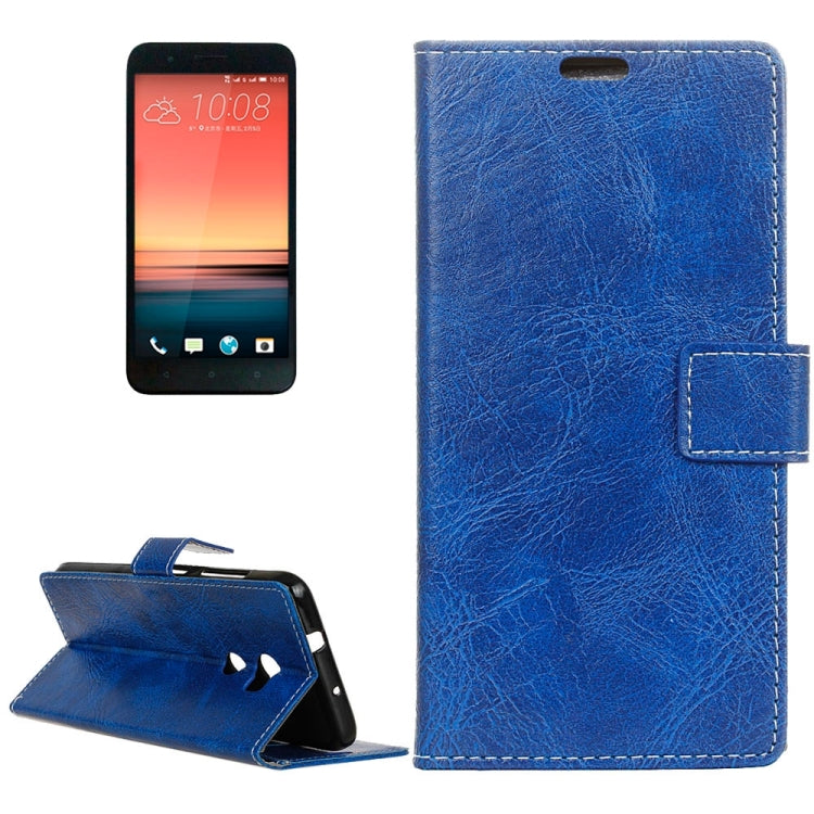 For HTC One X10 Retro Crazy Horse Texture Horizontal Flip Leather Case with Holder & Card Slots & Wallet