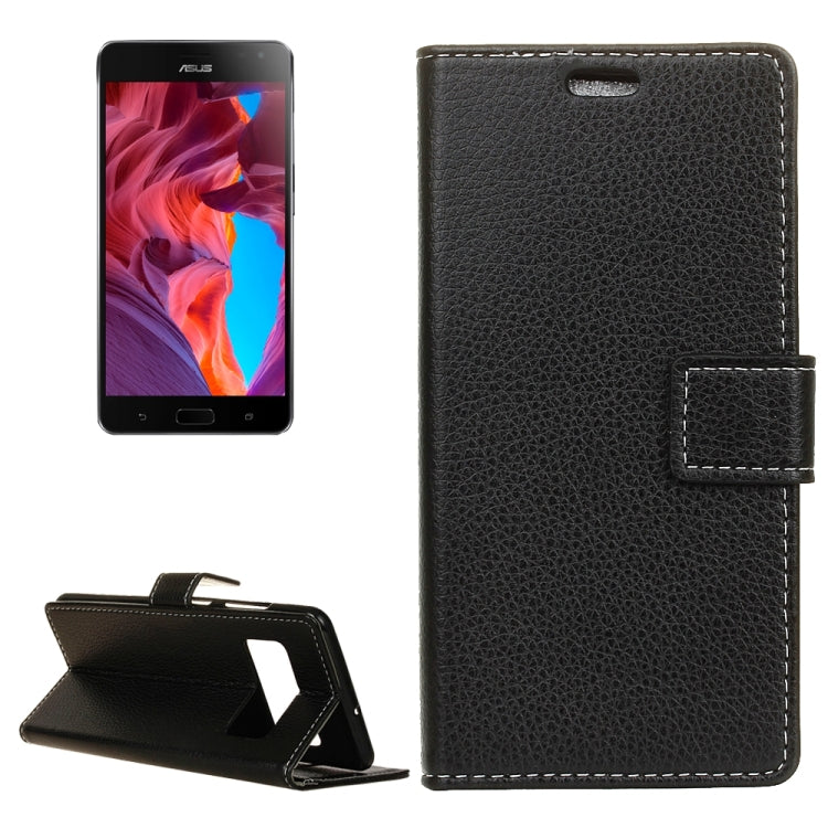 For Asus ZenFone AR (ZS571KL) Litchi Texture Horizontal Flip Leather Case with Holder & Card Slots & Wallet