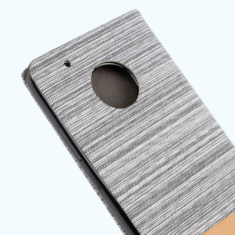 For Motorola Moto G Plus (5th Gen.) Denim Texture Horizontal Flip Leather Case with Holder & Card Slots & Wallet