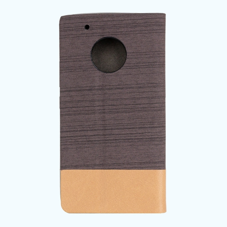 For Motorola Moto G Plus (5th Gen.) Denim Texture Horizontal Flip Leather Case with Holder & Card Slots & Wallet