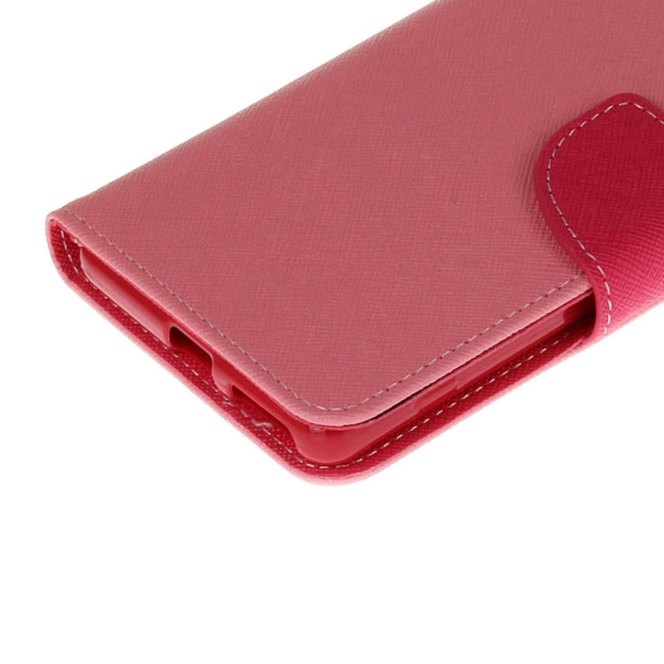 For Sony Xperia XA Cross Texture Horizontal Flip Leather Case with Holder & Card Slots & Wallet