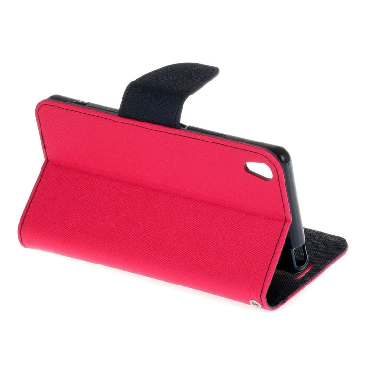 For Sony Xperia XA Cross Texture Horizontal Flip Leather Case with Holder & Card Slots & Wallet