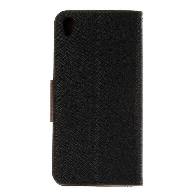 For Sony Xperia X Performance Cross Texture Horizontal Flip Leather Case with Holder & Card Slots & Wallet