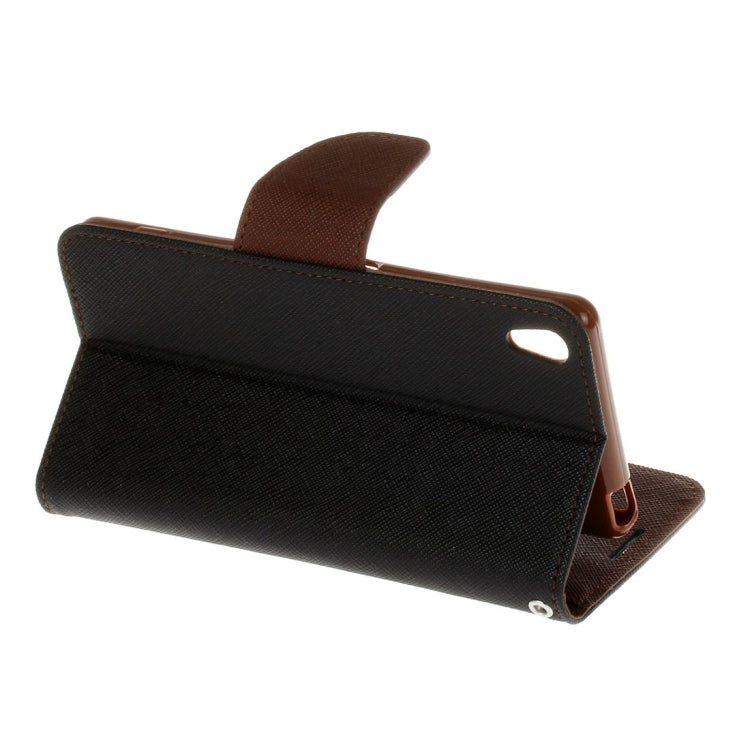 For Sony Xperia X Performance Cross Texture Horizontal Flip Leather Case with Holder & Card Slots & Wallet