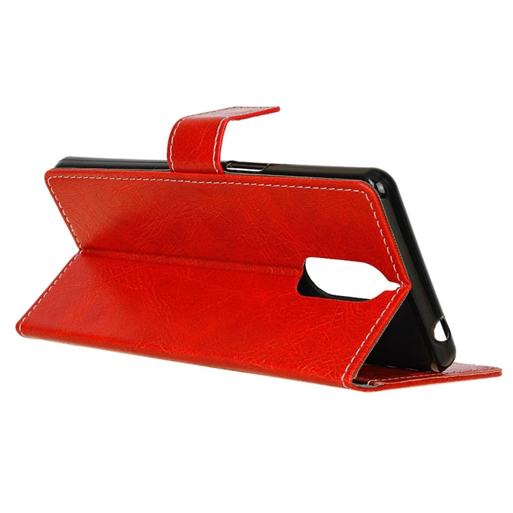For Doogee Shoot 1 Retro Crazy Horse Texture Horizontal Flip Leather Case with Holder & Card Slots & Wallet & Photo Frame