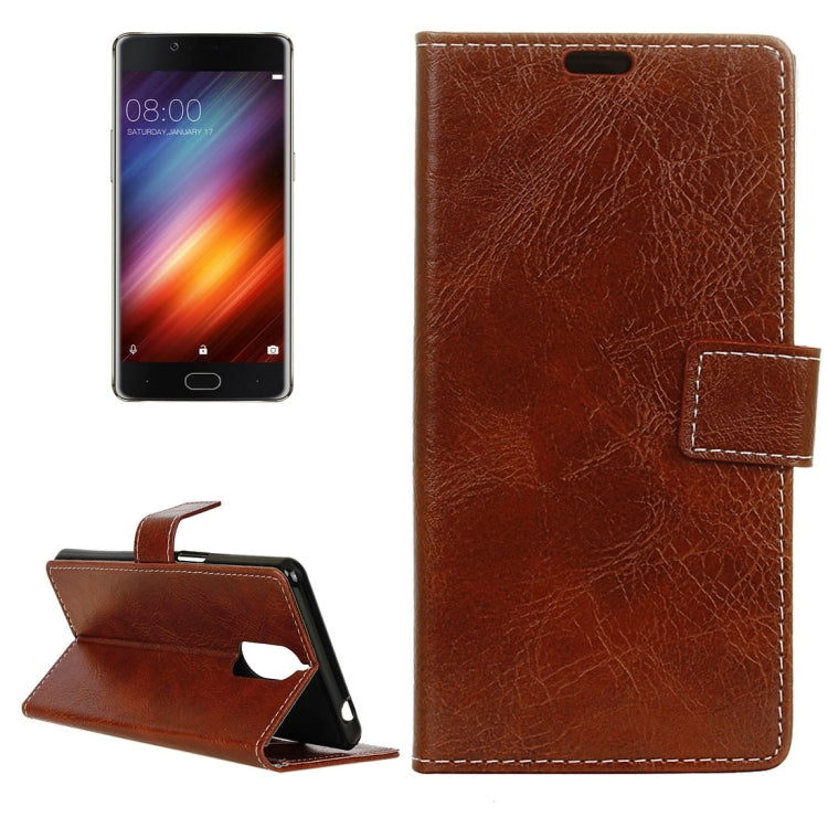For Doogee Shoot 1 Retro Crazy Horse Texture Horizontal Flip Leather Case with Holder & Card Slots & Wallet & Photo Frame