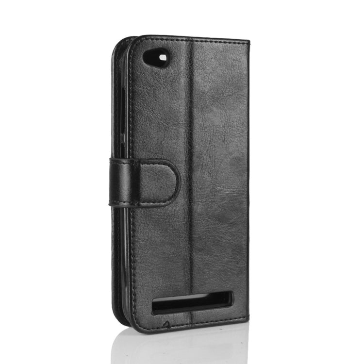 For Xiaomi Redmi 5A Crazy Horse Texture Horizontal Flip Leather Case with Holder & Card Slots & Wallet