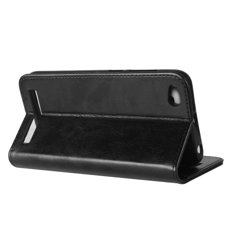 For Xiaomi Redmi 5A Crazy Horse Texture Horizontal Flip Leather Case with Holder & Card Slots & Wallet