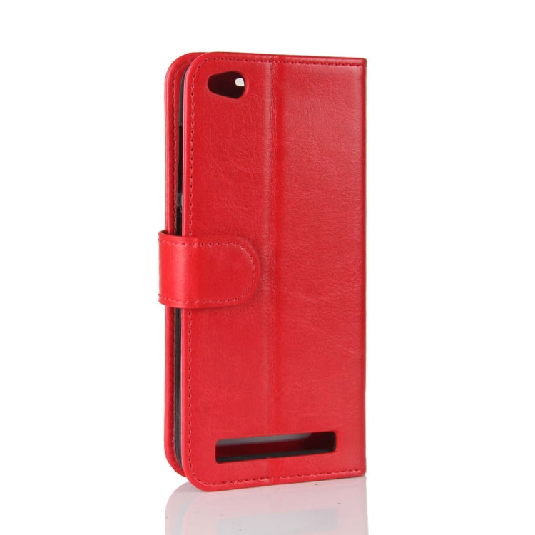 For Xiaomi Redmi 5A Crazy Horse Texture Horizontal Flip Leather Case with Holder & Card Slots & Wallet