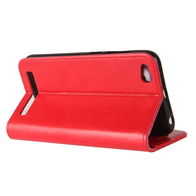 For Xiaomi Redmi 5A Crazy Horse Texture Horizontal Flip Leather Case with Holder & Card Slots & Wallet