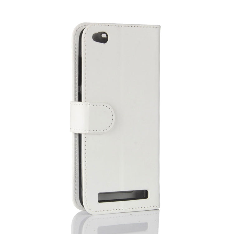 For Xiaomi Redmi 5A Crazy Horse Texture Horizontal Flip Leather Case with Holder & Card Slots & Wallet