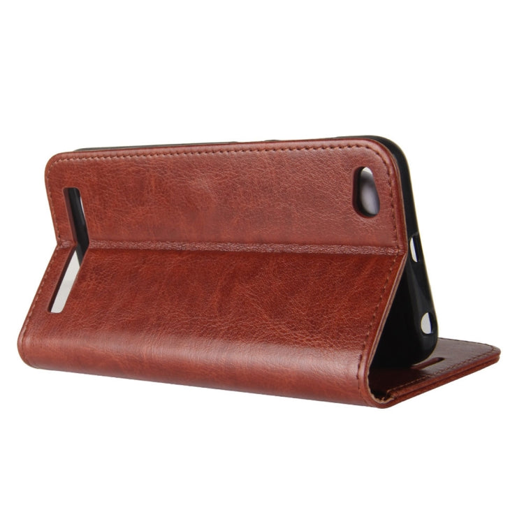 For Xiaomi Redmi 5A Crazy Horse Texture Horizontal Flip Leather Case with Holder & Card Slots & Wallet