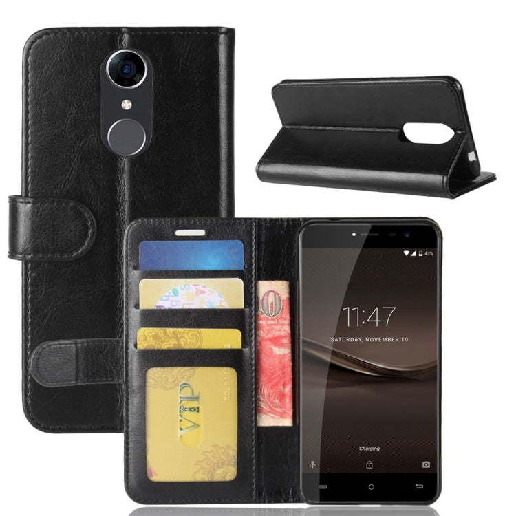 For CUBOT Note Plus Crazy Horse Texture Horizontal Flip Leather Case with Holder & Card Slots & Wallet