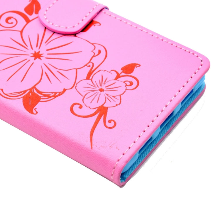 For Huawei P8 Bronzing Butterfly Pattern Horizontal Flip PU Leather Case with Holder & Card Slots & Wallet