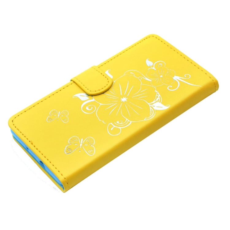 For Huawei P8 Lite Bronzing Butterfly Pattern Horizontal Flip PU Leather Case with Holder & Card Slots & Wallet