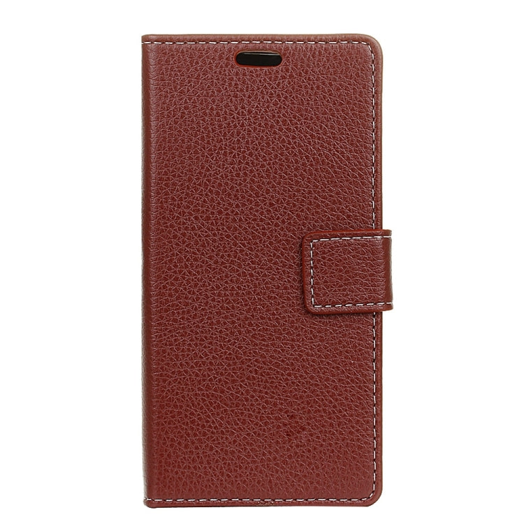 For Wiko Upluse Litchi Texture Horizontal Flip Leather Case with Holder & Card Slots & Wallet