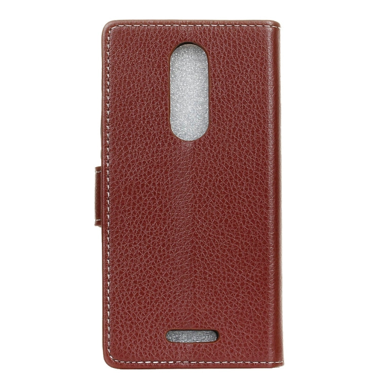 For Wiko Upluse Litchi Texture Horizontal Flip Leather Case with Holder & Card Slots & Wallet