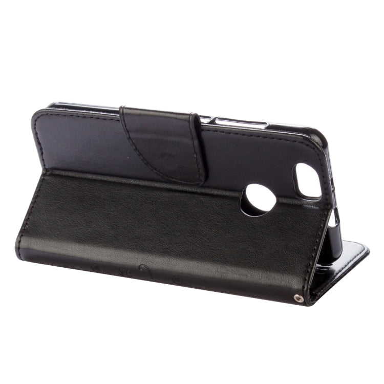 For Huawei nova Butterflies LOVE for Flowers Embossing Horizontal Flip Leather Case with Holder & Card Slots & Wallet & Lanyard