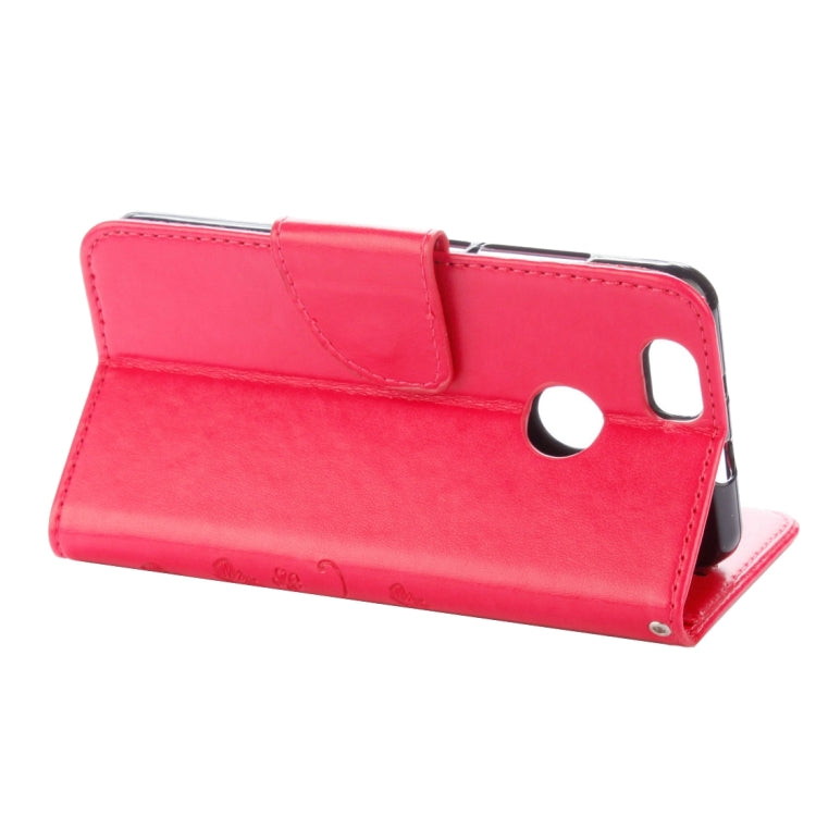 For Huawei nova Butterflies LOVE for Flowers Embossing Horizontal Flip Leather Case with Holder & Card Slots & Wallet & Lanyard