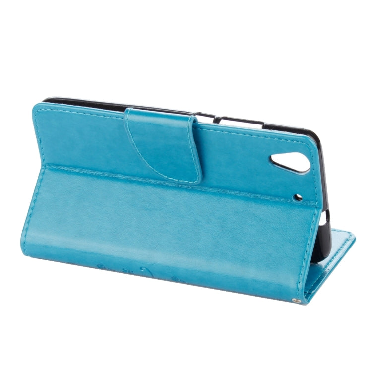 For Huawei Y6 II Butterflies LOVE for Flowers Embossing Horizontal Flip Leather Case with Holder & Card Slots & Wallet & Lanyard