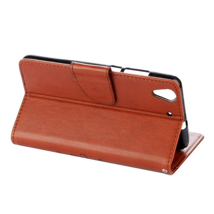 For Huawei Y6 II Butterflies LOVE for Flowers Embossing Horizontal Flip Leather Case with Holder & Card Slots & Wallet & Lanyard