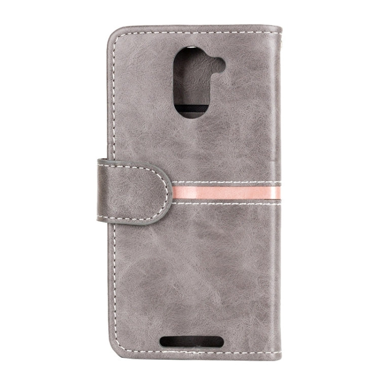 For BQ Aquaris U Plus Retro Crazy Horse Texture Horizontal Flip Leather Case with Holder & Card Slots & Wallet