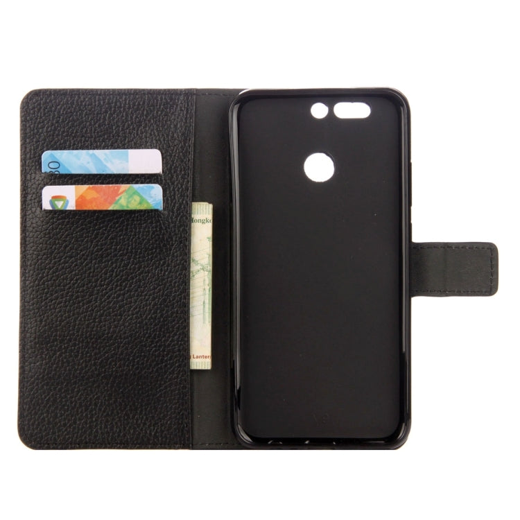 For Huawei Honor 8 Pro / Honor V9 Litchi Texture Horizontal Flip Leather Case with Holder & Card Slots & Wallet