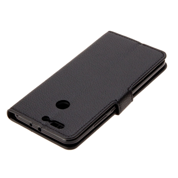 For Huawei Honor 8 Pro / Honor V9 Litchi Texture Horizontal Flip Leather Case with Holder & Card Slots & Wallet