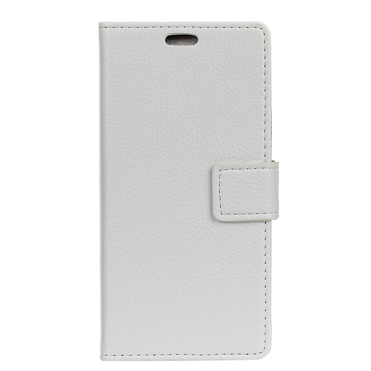 For Alcatel A5 LED Litchi Texture Horizontal Flip Leather Case with Holder & Card Slots & Wallet