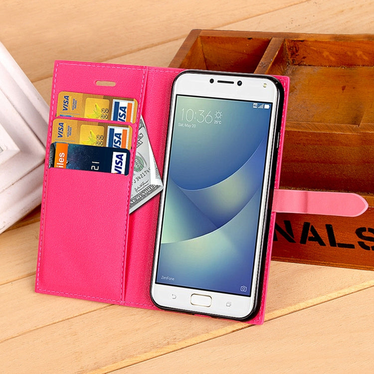 For Asus Zenfone 4 Max Pro ZC554KL Business Style Leather Case with Holder & Card Slots & Wallet