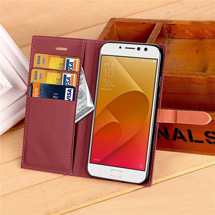 For Asus Zenfone 4 Selfie Pro ZD552KL Business Style Leather Case with Holder & Card Slots & Wallet