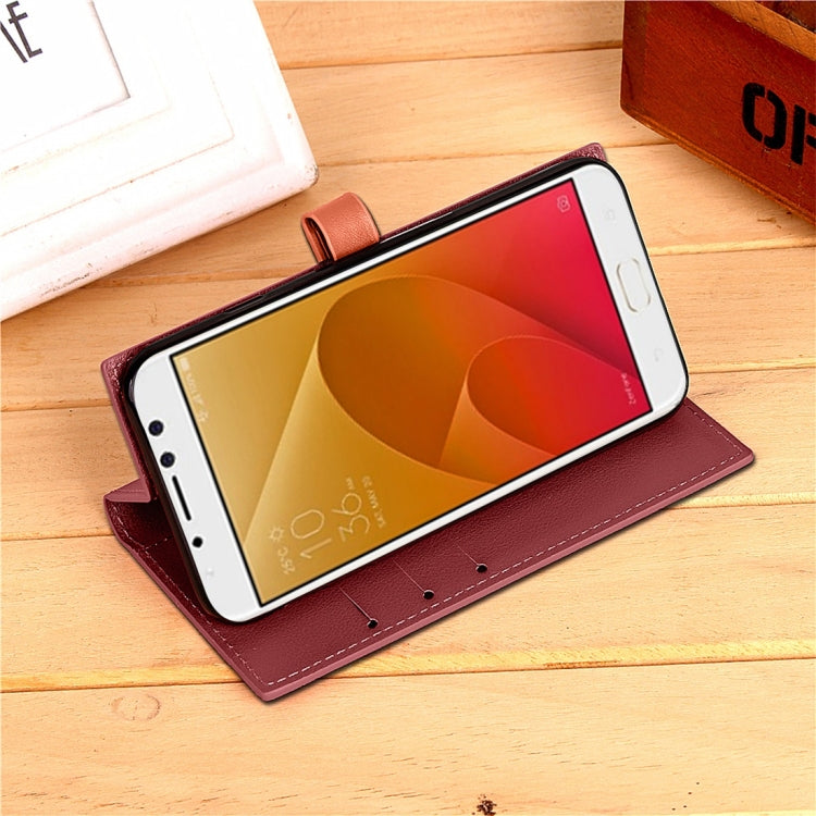 For Asus Zenfone 4 Selfie Pro ZD552KL Business Style Leather Case with Holder & Card Slots & Wallet