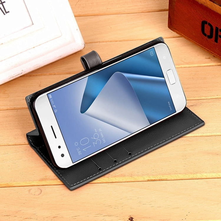 For ASUS ZenFone 4 Pro ZS551KL Business Style Leather Case with Holder & Card Slots & Wallet