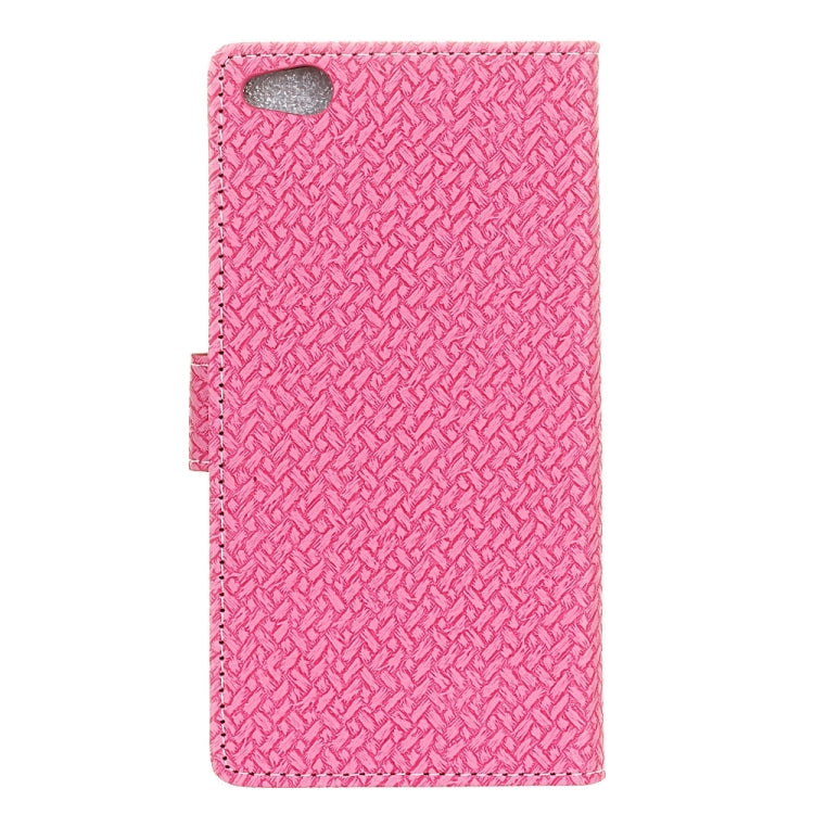 For Xiaomi Mi 5c Knit Texture Horizontal Flip Leather Case with Holder & Card Slots & Wallet