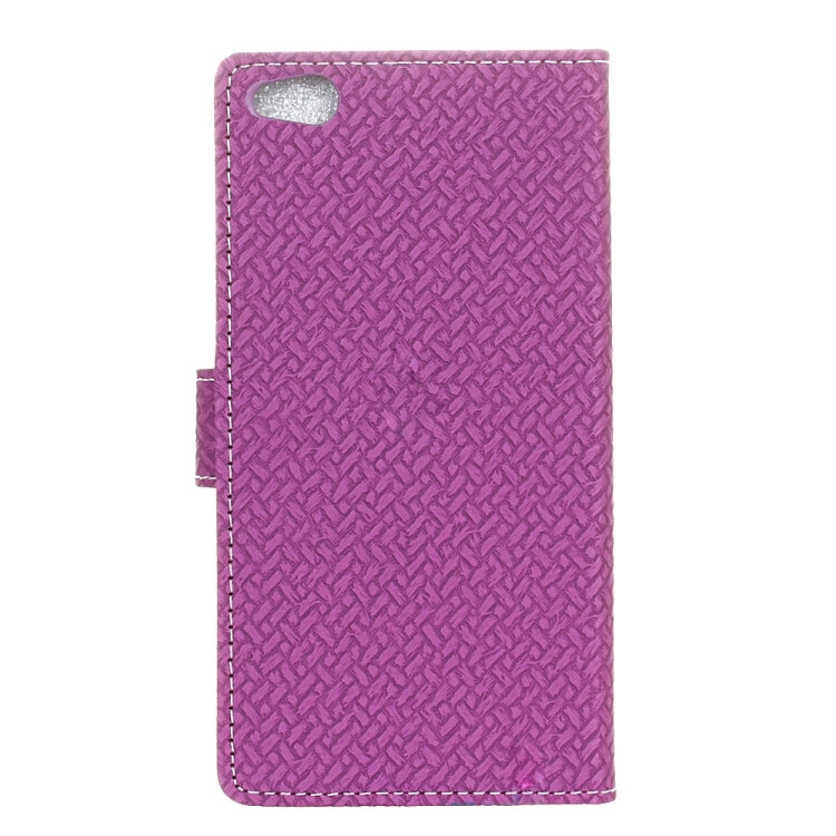 For Xiaomi Mi 5c Knit Texture Horizontal Flip Leather Case with Holder & Card Slots & Wallet