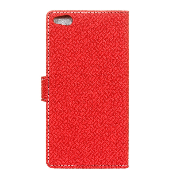 For Xiaomi Mi 5c Knit Texture Horizontal Flip Leather Case with Holder & Card Slots & Wallet