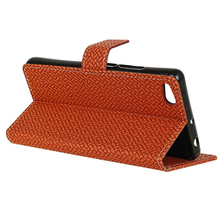 For Xiaomi Mi 5c Knit Texture Horizontal Flip Leather Case with Holder & Card Slots & Wallet