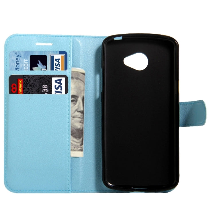 For LG K5 Litchi Texture Horizontal Flip Leather Case with Magnetic Buckle & Holder & Card Slots & Wallet