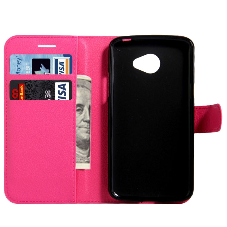 For LG K5 Litchi Texture Horizontal Flip Leather Case with Magnetic Buckle & Holder & Card Slots & Wallet