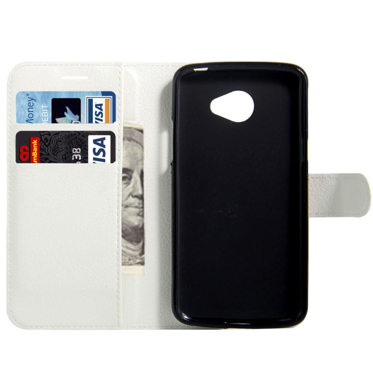 For LG K5 Litchi Texture Horizontal Flip Leather Case with Magnetic Buckle & Holder & Card Slots & Wallet