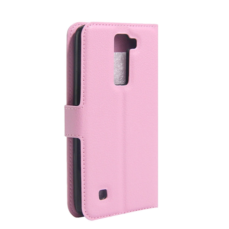 For LG Stylus 2 / LS775 Litchi Texture Horizontal Flip Leather Case with Holder & Card Slots & Wallet
