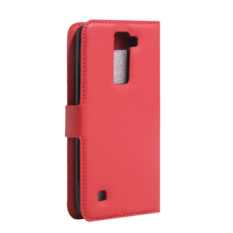 For LG Stylus 2 / LS775 Litchi Texture Horizontal Flip Leather Case with Holder & Card Slots & Wallet