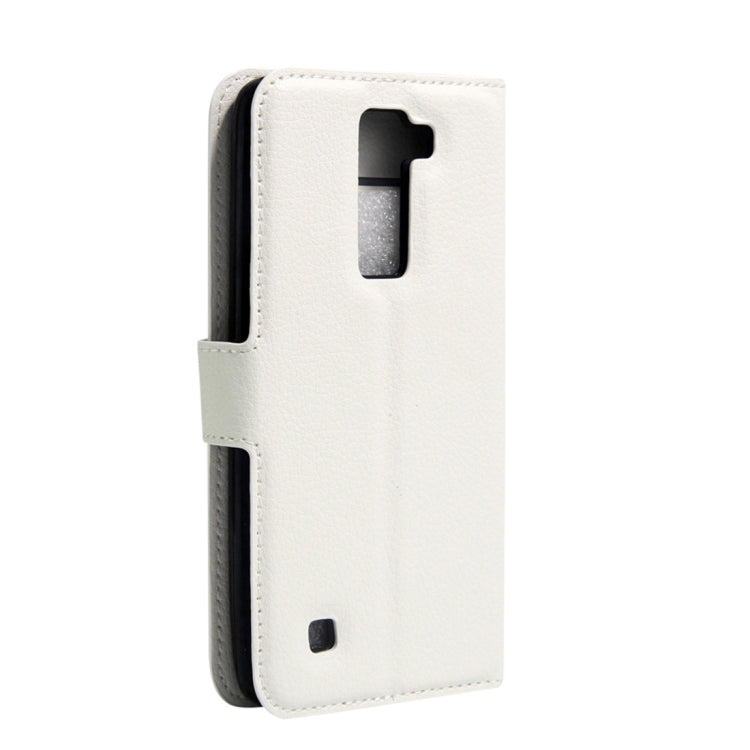 For LG Stylus 2 / LS775 Litchi Texture Horizontal Flip Leather Case with Holder & Card Slots & Wallet