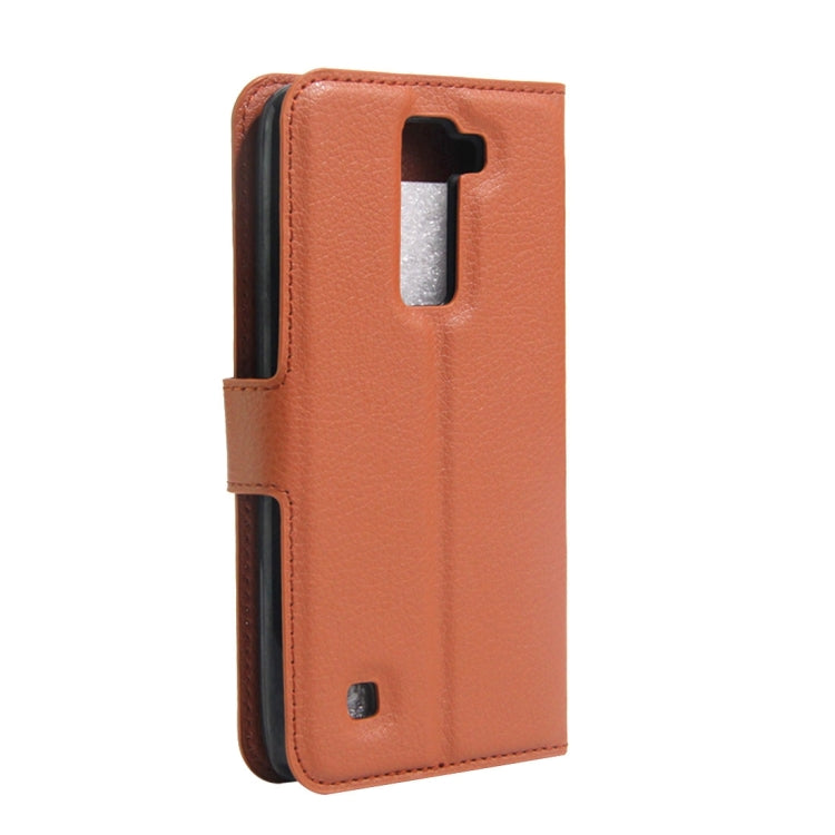For LG Stylus 2 / LS775 Litchi Texture Horizontal Flip Leather Case with Holder & Card Slots & Wallet