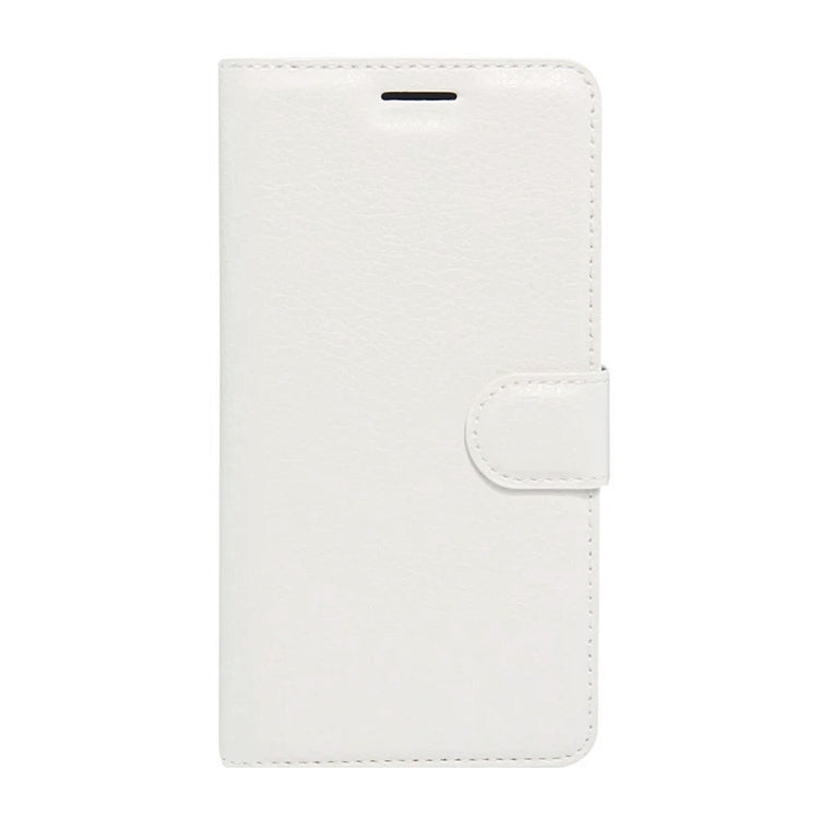 Litchi Texture Horizontal Flip Genuine Leather Case with Holder & Card Slots & Wallet for Alcatel POP 4