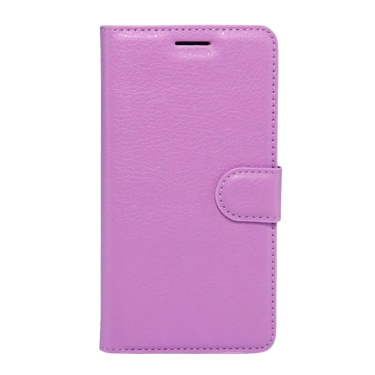Litchi Texture Horizontal Flip Genuine Leather Case with Holder & Card Slots & Wallet for Alcatel POP 4 Plus & Fierce 4