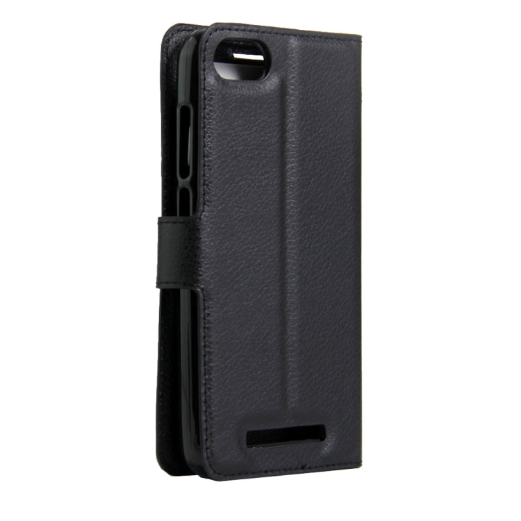 For Wiko Lenny 3 Litchi Texture Horizontal Flip Leather Case with Magnetic Buckle & Holder & Card Slots & Wallet